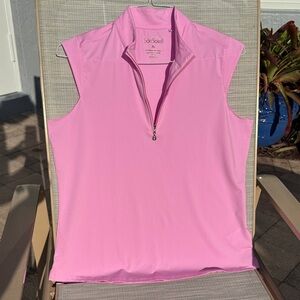 Women's Pink Sleeveless Top